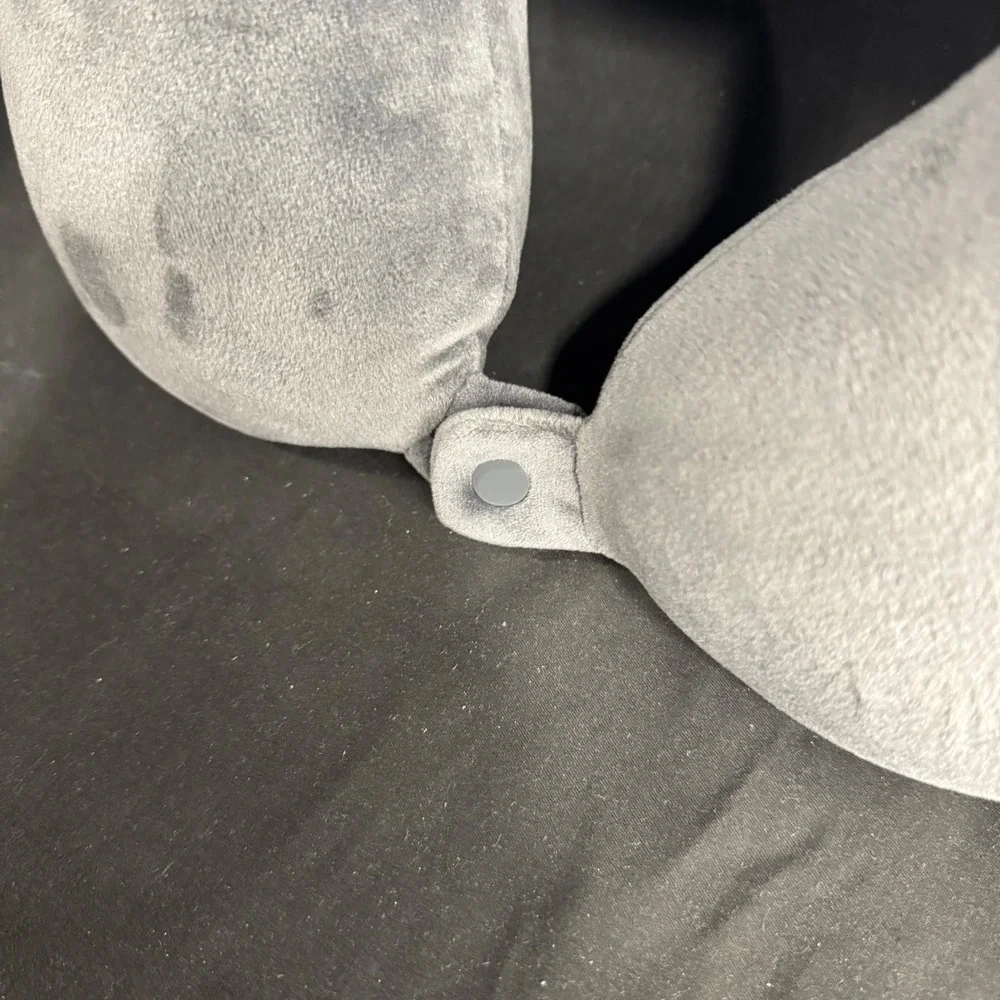 Memory Foam Travel Neck Pillow - Open Story™ Gray